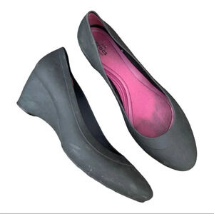 Crocs wedge black size 39